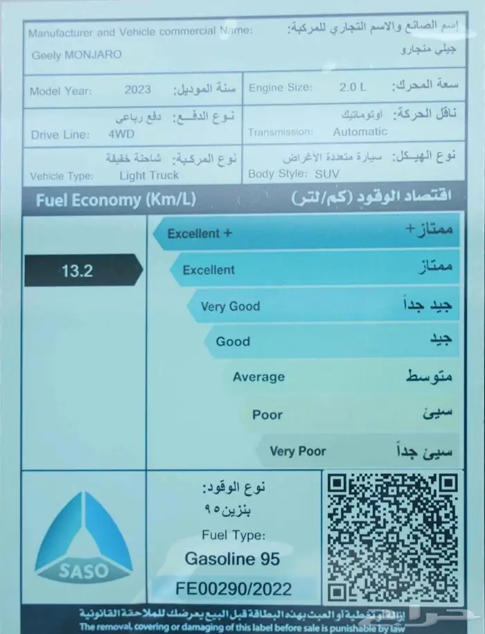 جيلي مونجارو GK - نص فل - 2024 - أصفار 13