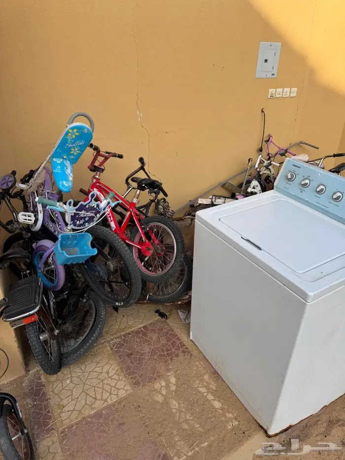 للبيع غساله مع سياكل 2