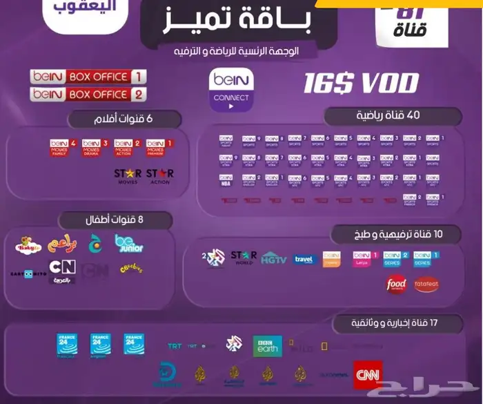 رسيفر bien PVR مع باقة التميز لمدة 6 أشهر 2