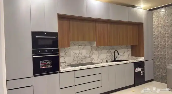 مطابخ تفصيل على حسب طلب العميل صاج خشب ألمنيوم 1
