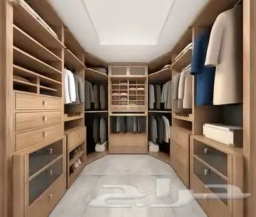 تفصيل مطابخ غرف خزاين مكاتب دولايب المنيوم صاج خشب 86