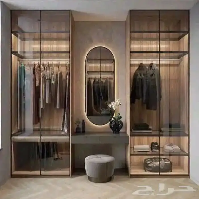 تفصيل مطابخ غرف خزاين مكاتب دولايب المنيوم صاج خشب 50