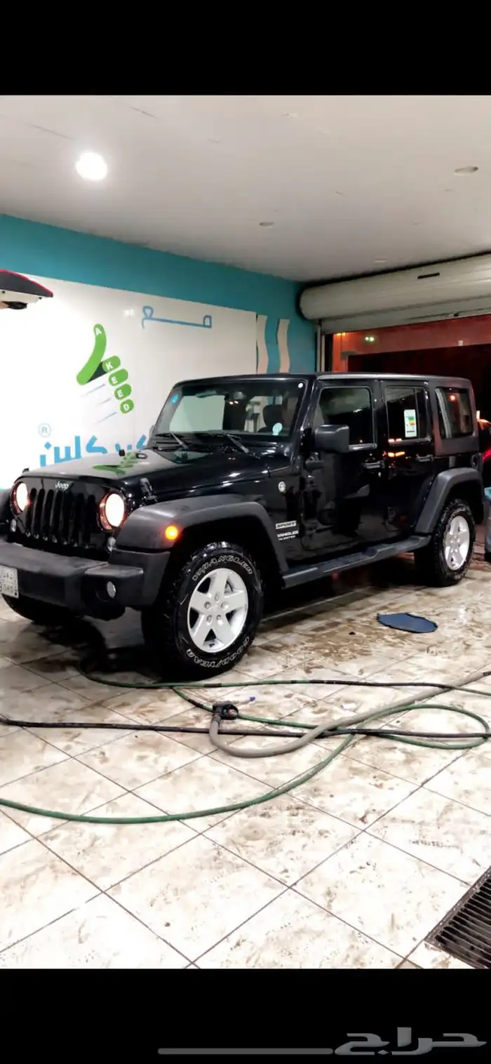 رانجلر اصفار وكالة اربع ابواب اسود 0