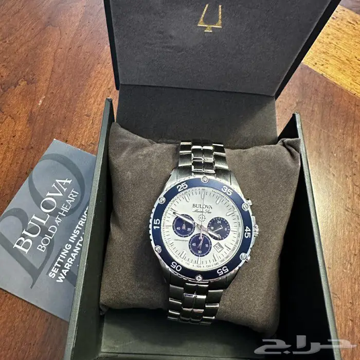 ساعة بلوفا جديدة BULOVA لؤلؤي موديل 98B423 7
