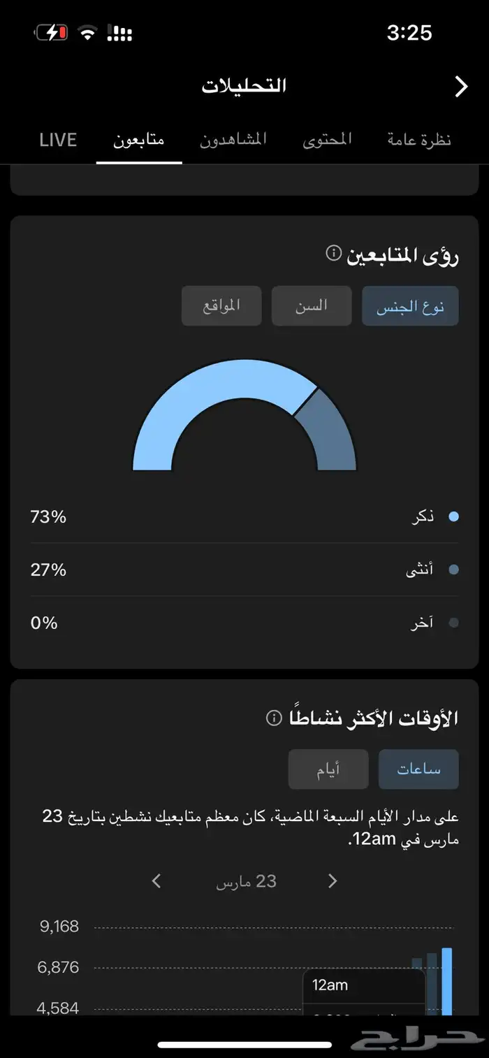 حساب تيك توك متفاعل 5