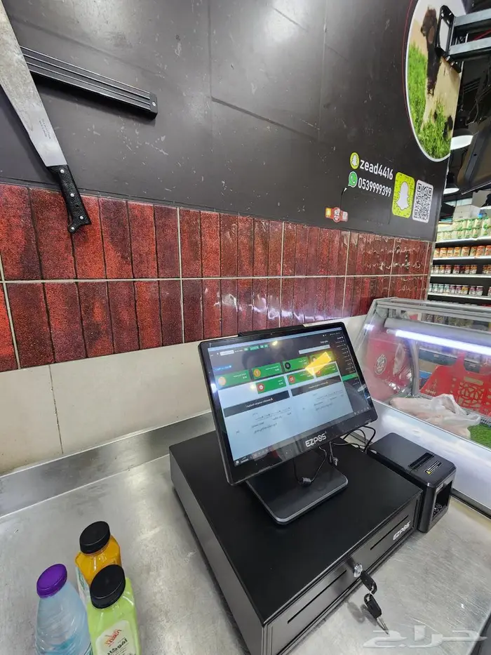 اجهزة كاشير لمس طابعة فواتير درج نقود برنامج محاسبي 1