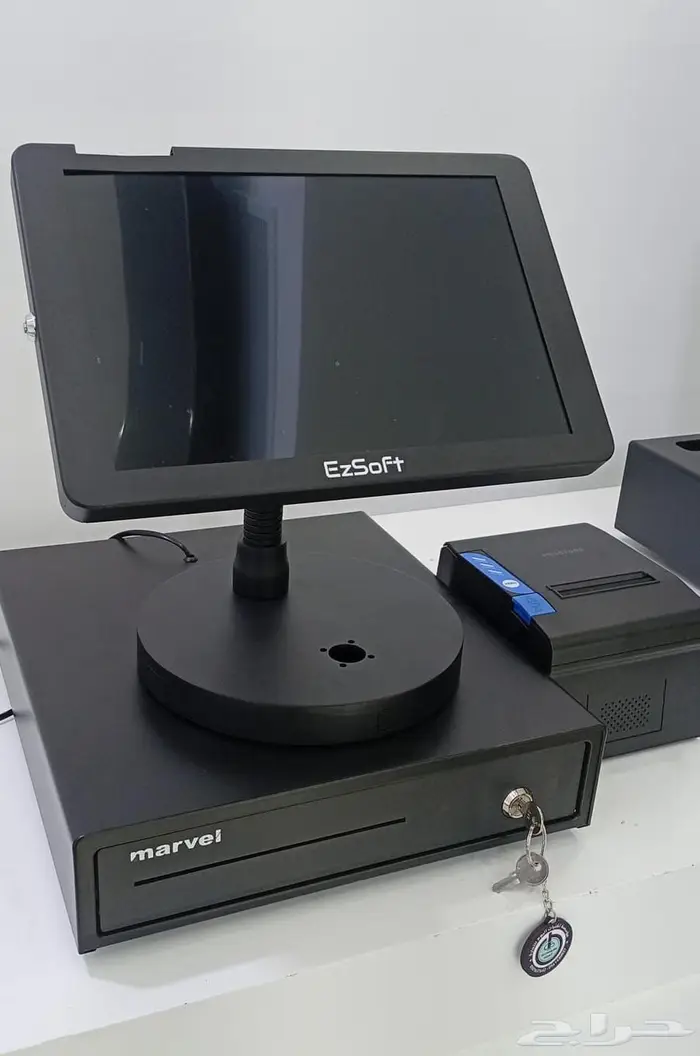 اجهزة كاشير لمس طابعة فواتير درج نقود برنامج محاسبي 2