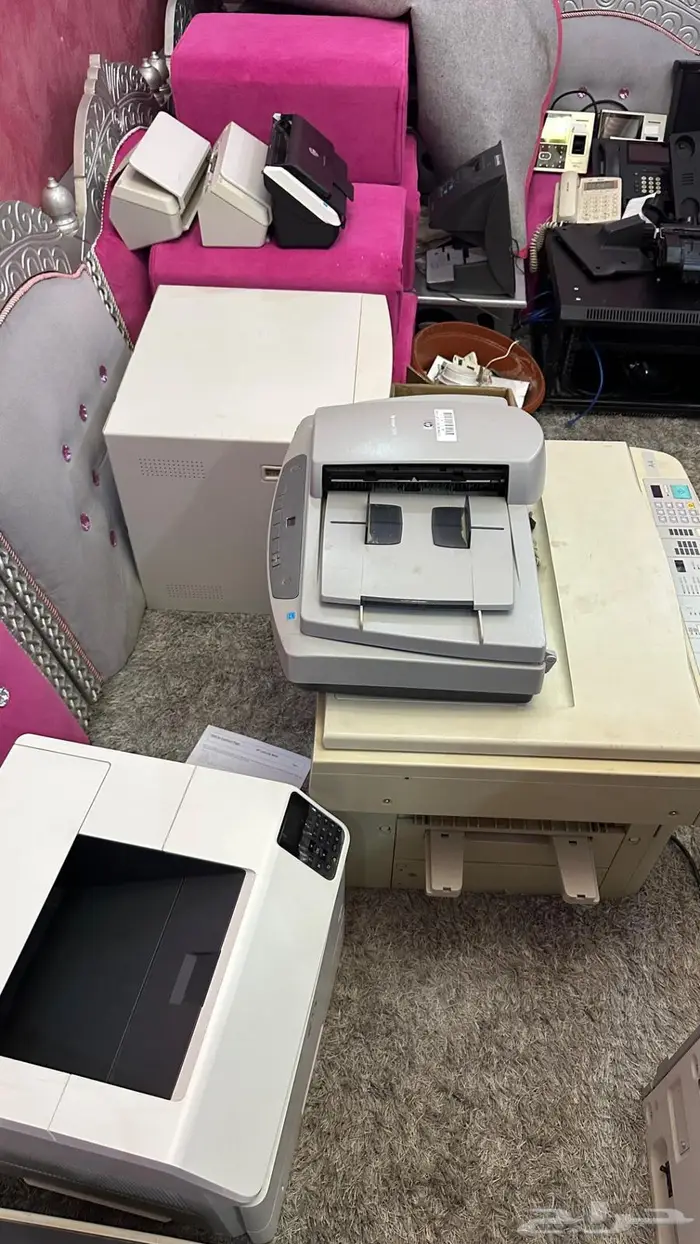 اجهزه متنوعه طابعات والات تصوير شبه جديده 14
