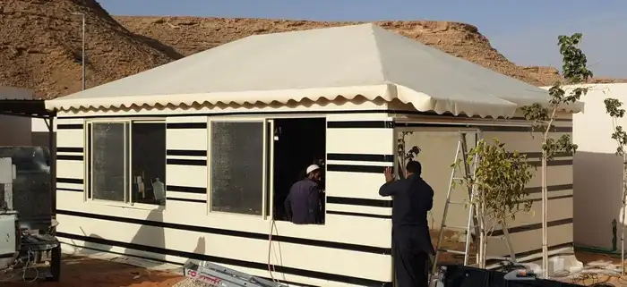 تلبيس وتنجيد داخلي وخارجي خيام وبيوت شعر ملكي 4