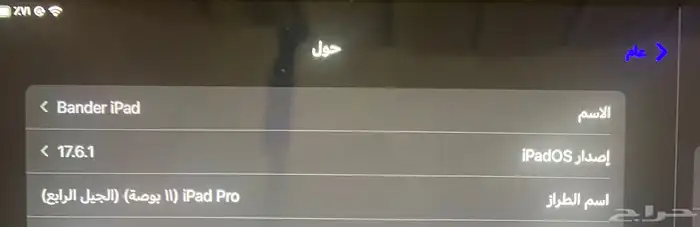 ipad pro الجيل 4 5