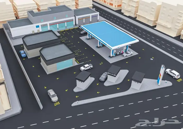 درايف ثرو مطعم بمحطة الدريس بموقع ممتاز بالطائف 2