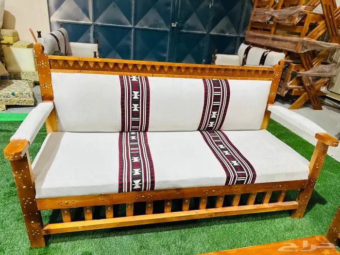 أطقم جلسات خشب 8