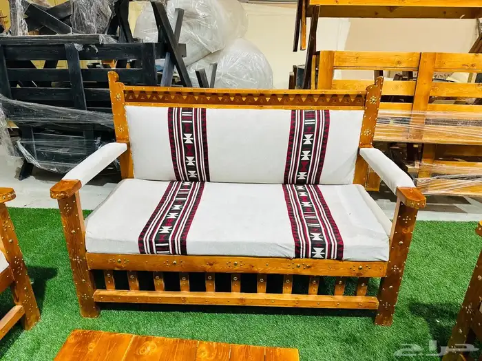 أطقم جلسات خشب 7