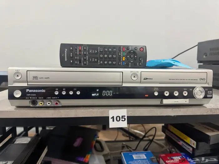 (تم البيع) جهاز فيديو (VHS) (DVD) باناسونيك-ستيريو بند (105) 0