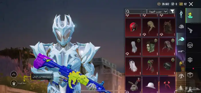 حساب ببجي فخم 12