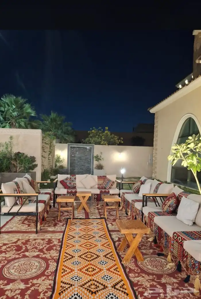 تأجير كراسي طاولات كنب زال جلسات شعبيه جلسات عدي مكيفات 5