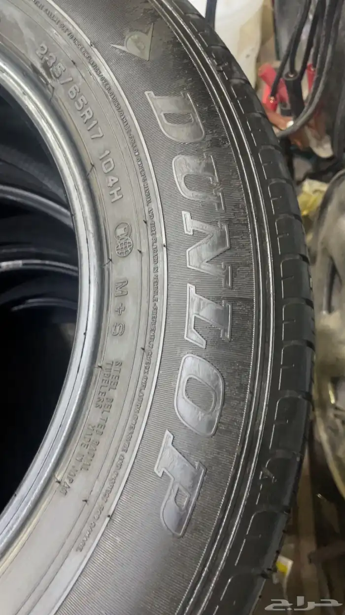 235 65 17 دنلوب تاريخ 2023 سليم من الرقع 2