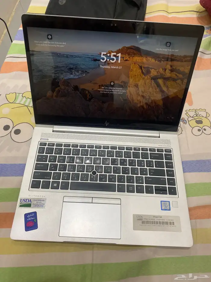 HP EliteBook 840 g5 تاتش   ماوس ابل magic جديد 5