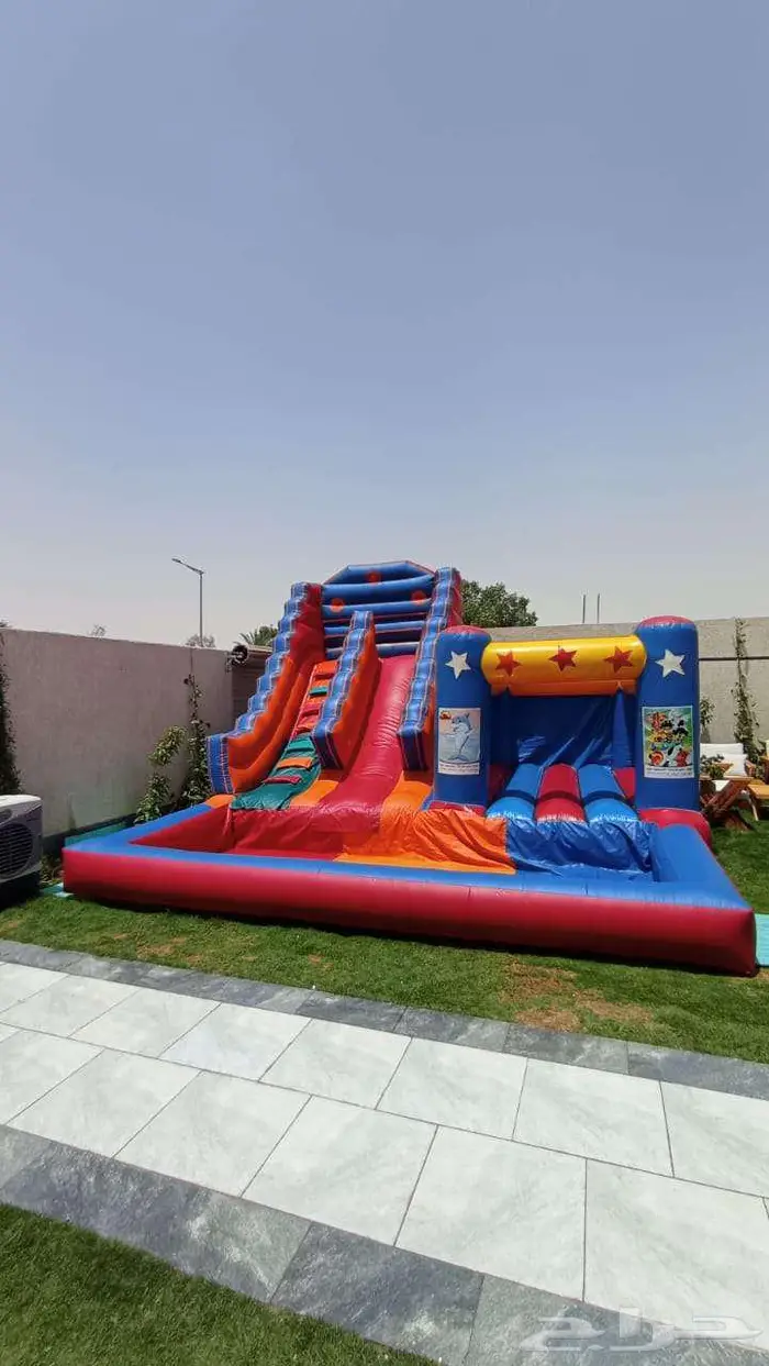 نطيطات زحاليق مائيه ملعب صابوني 7