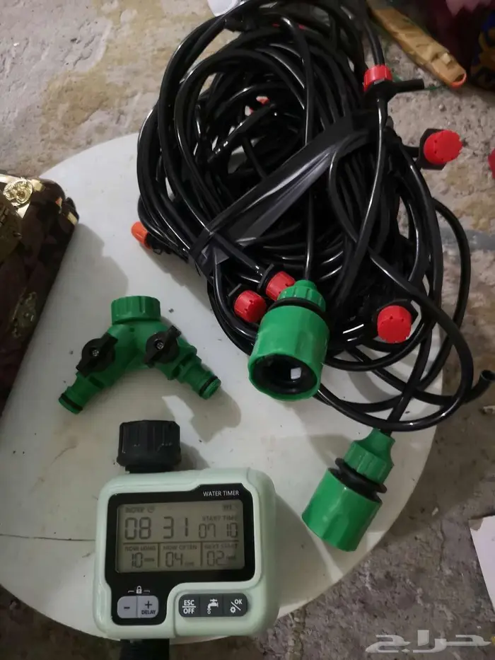 جهاز تنقيط ماء موقت بالساعة ينفع حديقة منزلية او مزرعة 1