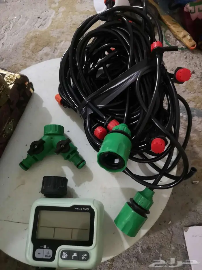 جهاز تنقيط ماء موقت بالساعة ينفع حديقة منزلية او مزرعة 0