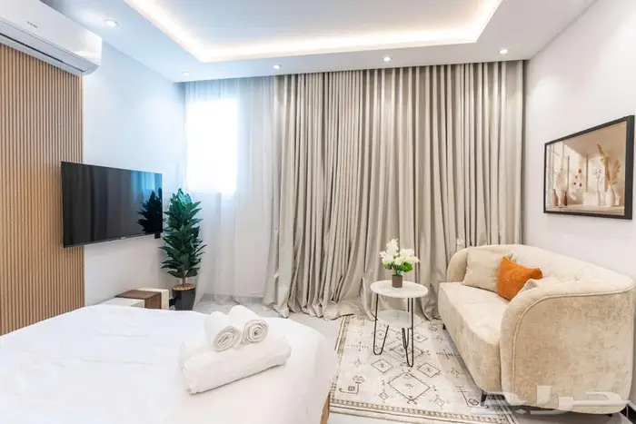 شقة ستديو فاخرة شهري حطين - خصم شهري 1