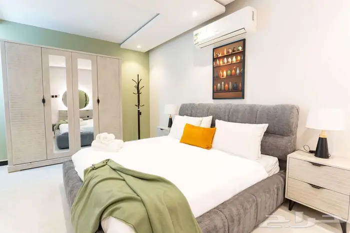 شقة غرفة وصالة فاخرة شهري خلف البوليفارد مباشرة - خصم شهري 9