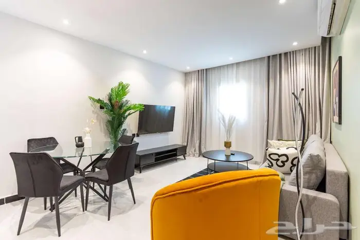 شقة غرفة وصالة فاخرة شهري خلف البوليفارد مباشرة - خصم شهري 3