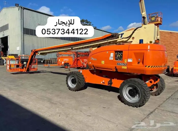 مان لفت سيزر لفت للايجار Scissor  forklifts for rent 6