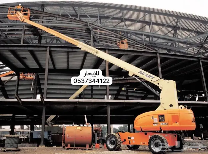 مان لفت سيزر لفت للايجار Scissor  forklifts for rent 4