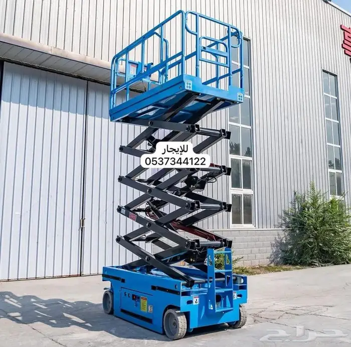 مان لفت سيزر لفت للايجار Scissor  forklifts for rent 9