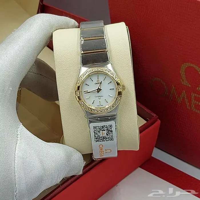 كشخة اوميغا OMEGA ساعة نسائي ماركة اوميقا مميزة ساعات اوميجا 9
