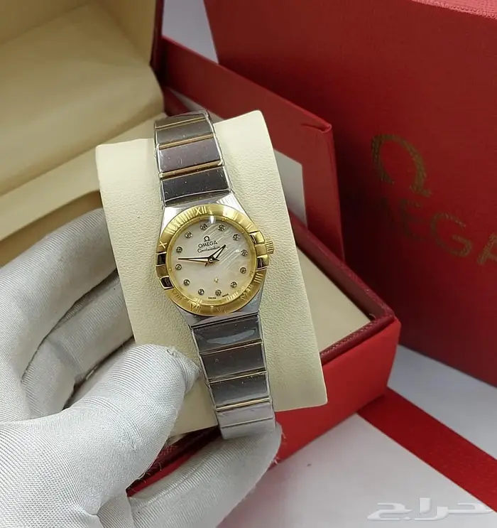 كشخة اوميغا OMEGA ساعة نسائي ماركة اوميقا مميزة ساعات اوميجا 10