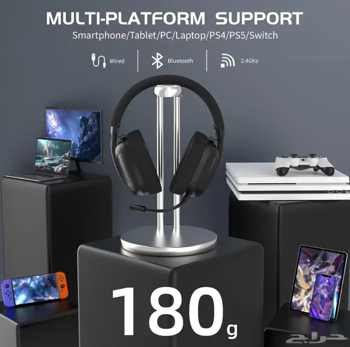سماعات محيطيه لا سلكي Attack Shark L80 5