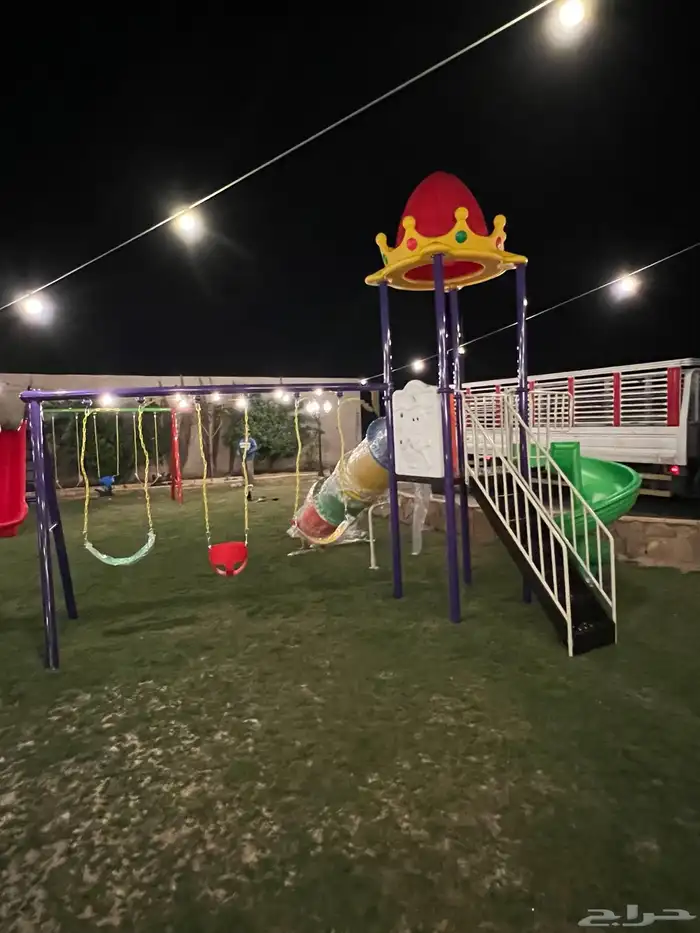 مجموعه العاب للالطفال مراجيح وزحاليق حدائق شاليهات استراحات 1