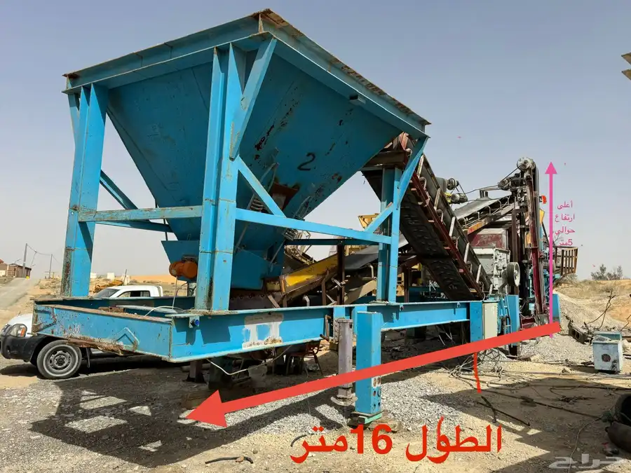 كسارة متكامله متوسطه محقان وغربال وكسارة شواكيش 1