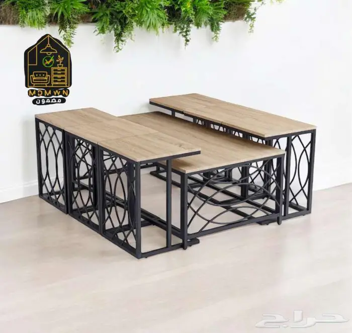 جديد طاولات القهوة والشاي والخدمة بشحن مجاني 8