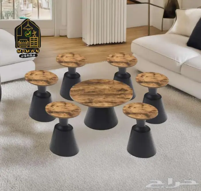 جديد طاولات القهوة والشاي والخدمة بشحن مجاني 9