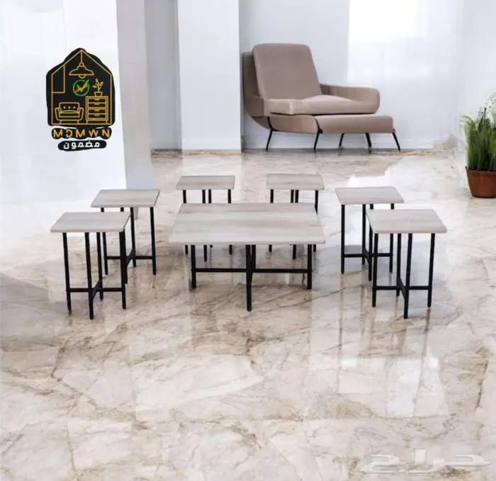 جديد طاولات القهوة والشاي والخدمة بشحن مجاني 27