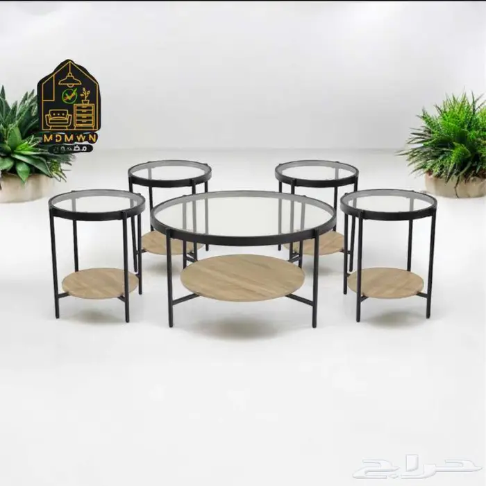 جديد طاولات القهوة والشاي والخدمة بشحن مجاني 18