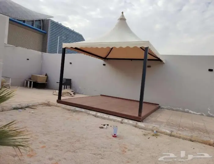 مظلات برجولات سواتر هناجر خيام ملكي سندويتش بنل 4