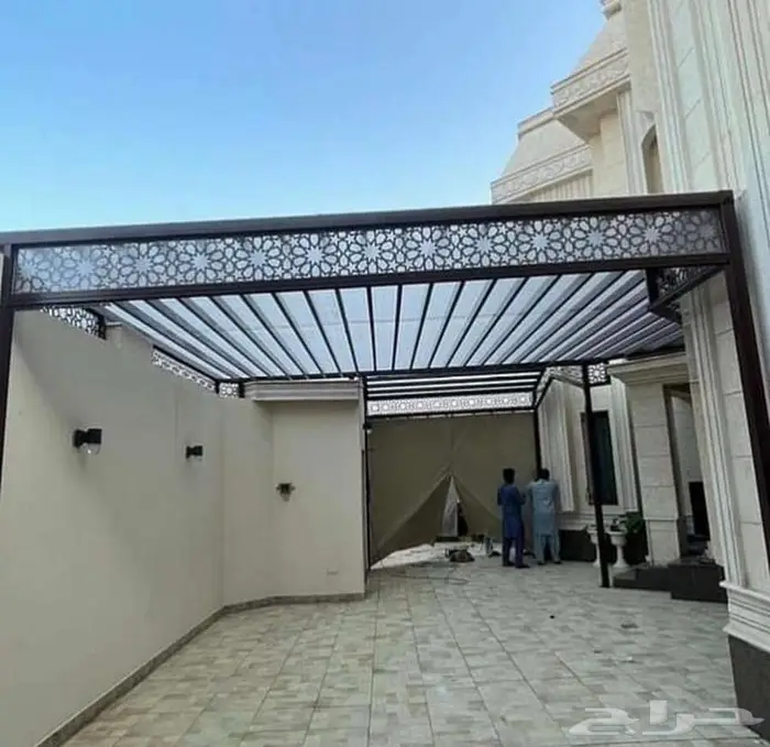 مظلات برجولات سواتر هناجر خيام ملكي سندويتش بنل 5