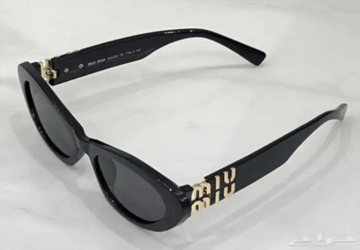 نظارة ميو ميو شمسية مع الملحقات 0