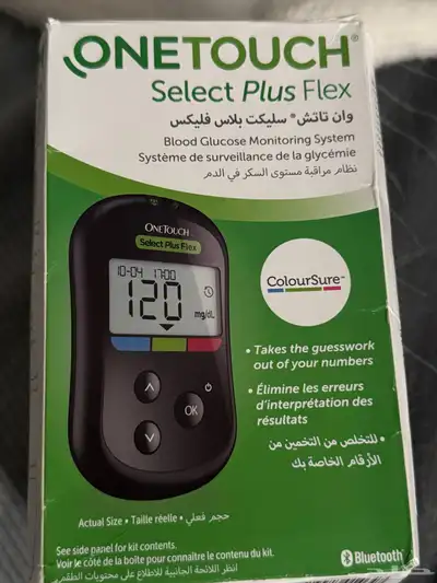 جهاز سكري وان تاتش جديد بكرتونه 0