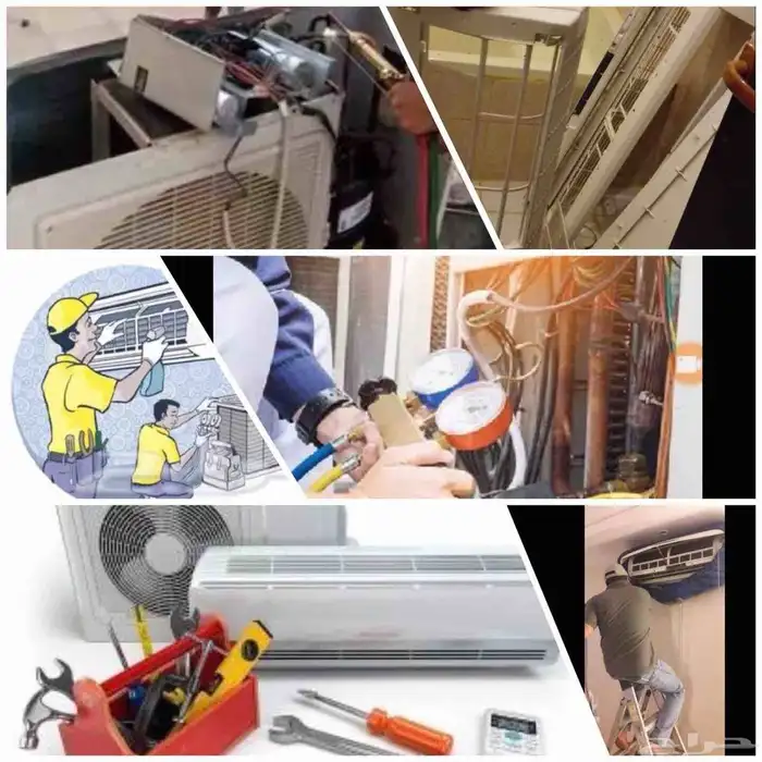 خدماتنا المنزلية لصيانة وغسيل المكيفات بأنواعها 5