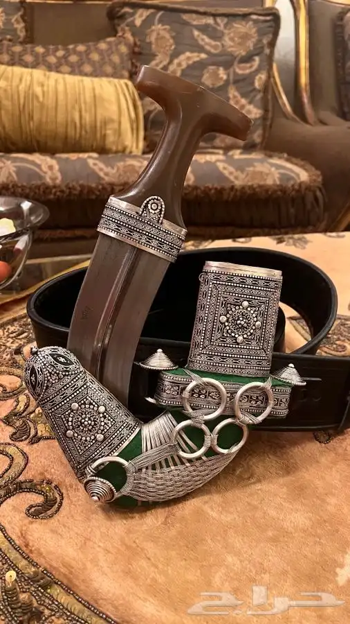 خنجر قرن زراف هندي 13