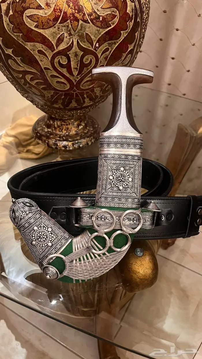 خنجر قرن زراف هندي 0