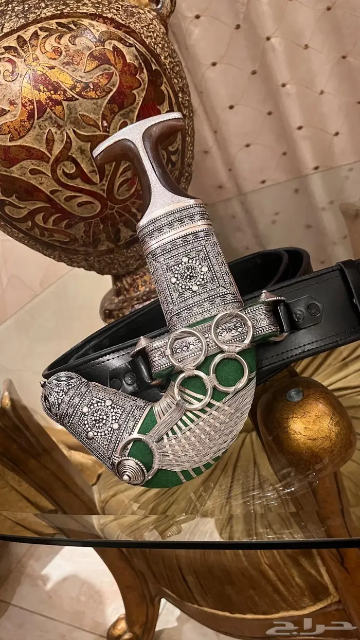 خنجر قرن زراف هندي 4