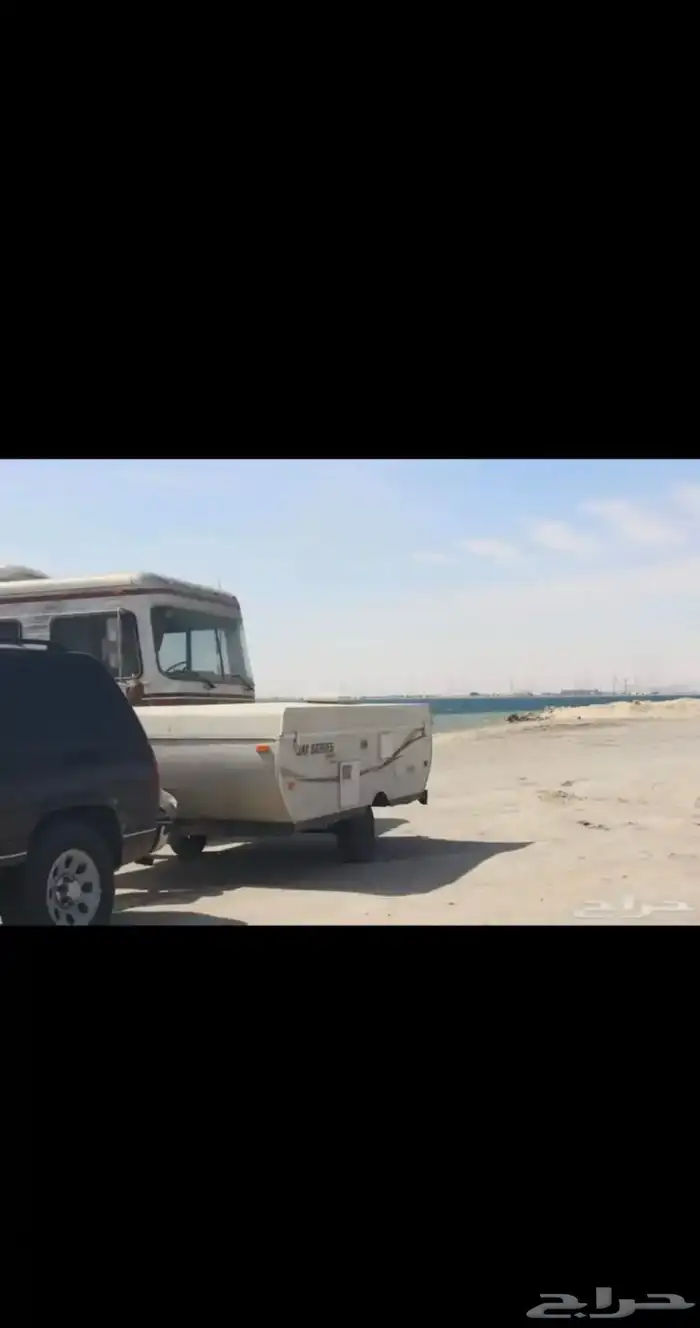 كرفان امريكي ( بوب اب ) قابل للطي مستورده من امريكا جديد 1