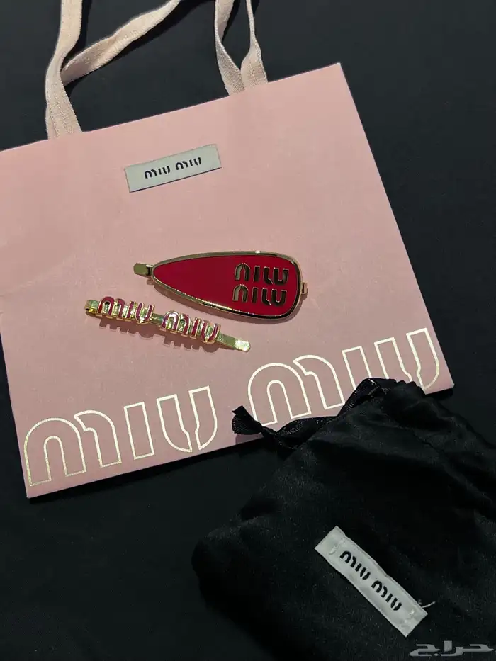 مشبك اكسسوار شعر براند ماركه ميو ميو ماستر كواليتي miu miu 0